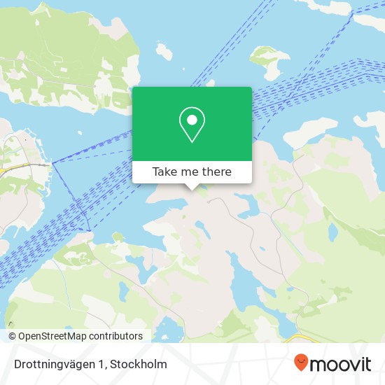Drottningvägen 1 karta