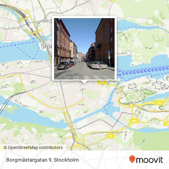 Borgmästargatan 9 karta