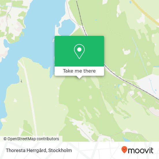 Thoresta Herrgård karta