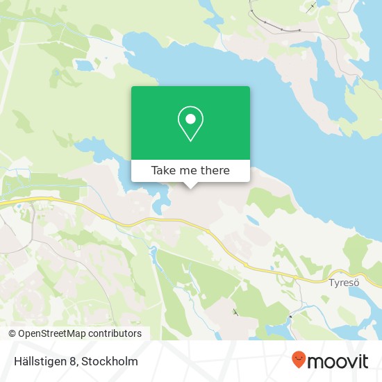 Hällstigen 8 karta