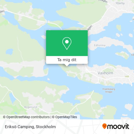 Eriksö Camping karta