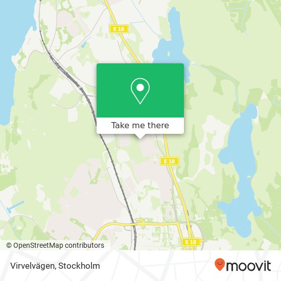 Virvelvägen karta