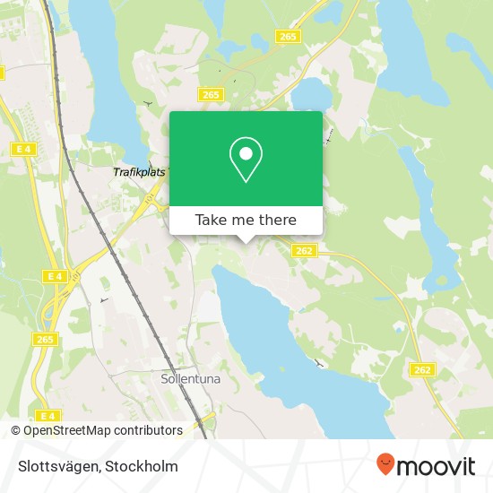 Slottsvägen karta