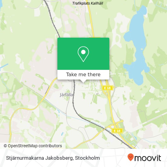 Stjärnurmakarna Jakobsberg karta