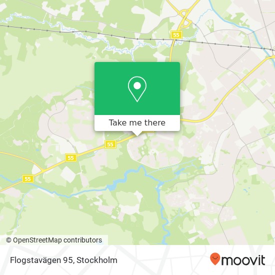 Flogstavägen 95 karta