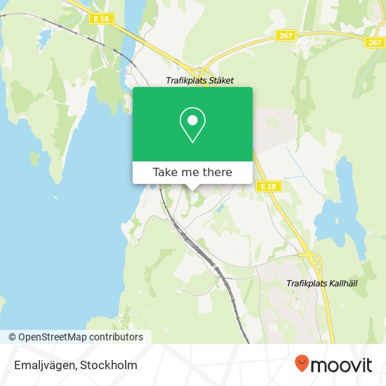 Emaljvägen karta