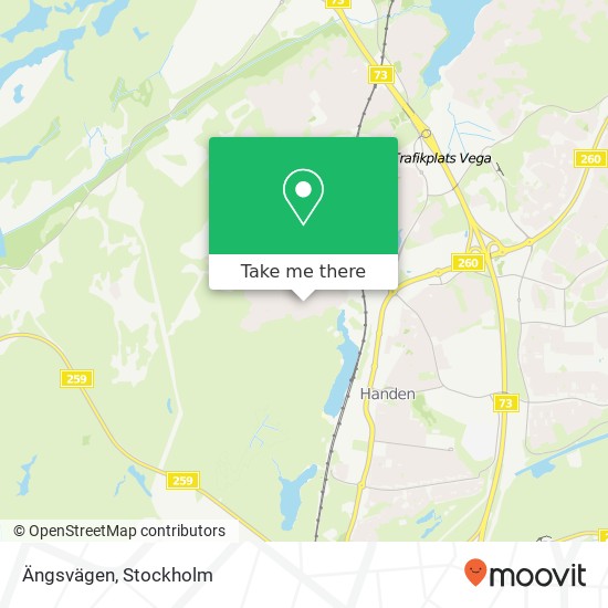 Ängsvägen karta