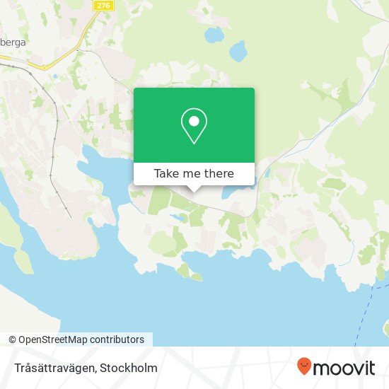 Tråsättravägen karta