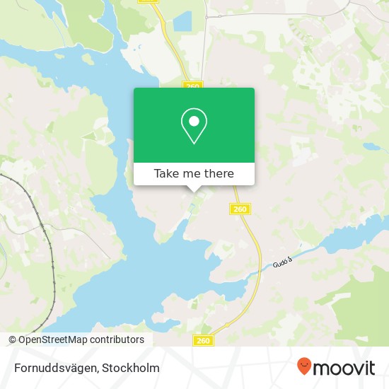 Fornuddsvägen karta