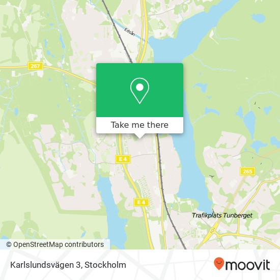 Karlslundsvägen 3 karta