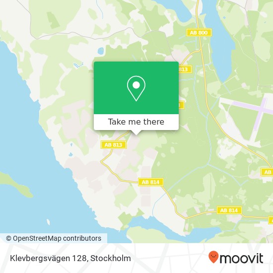Klevbergsvägen 128 karta