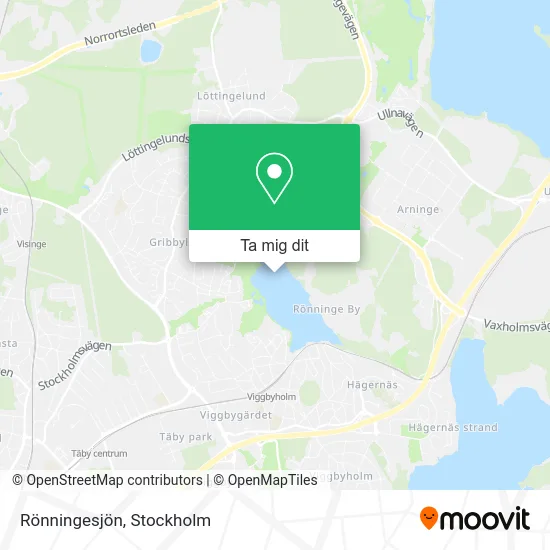 Rönningesjön karta