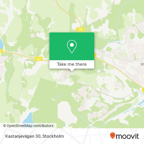 Kastanjevägen 30 karta