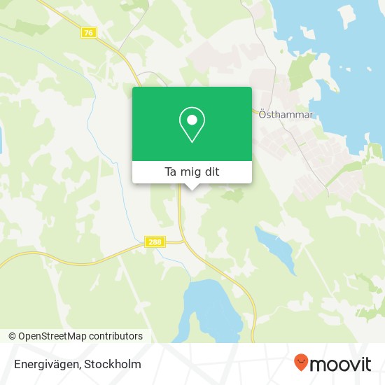 Energivägen karta