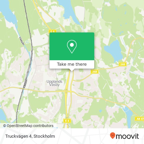 Truckvägen 4 karta