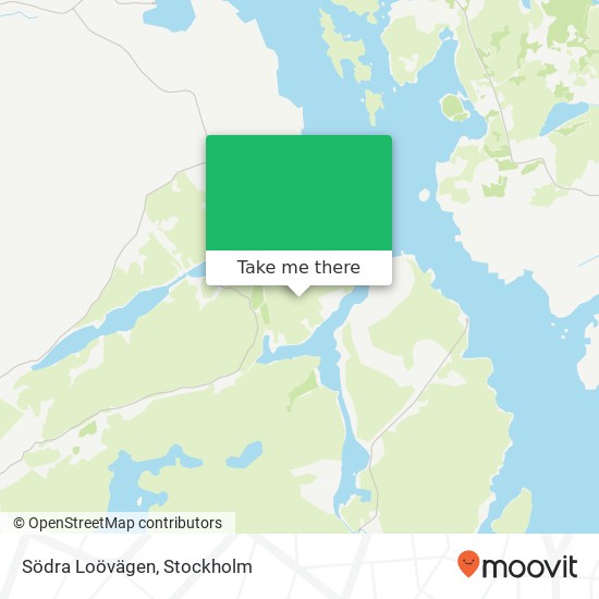 Södra Loövägen karta