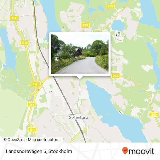 Landsnoravägen 6 karta