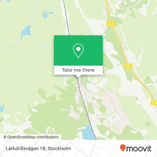 Lärkdrillsvägen 1B karta