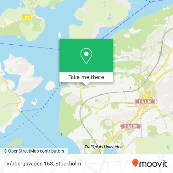 Vårbergsvägen 163 karta