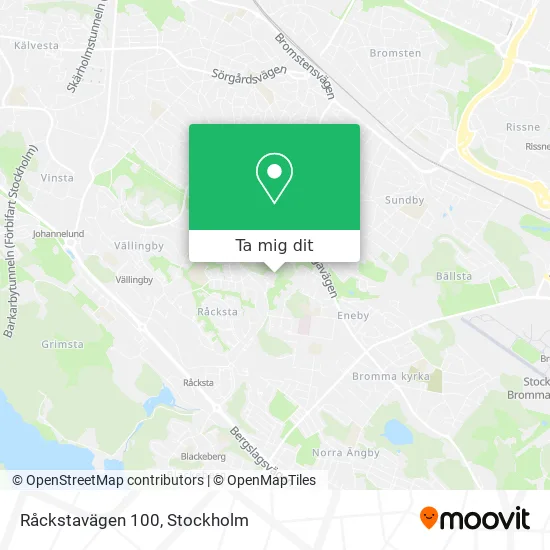 Råckstavägen 100 karta