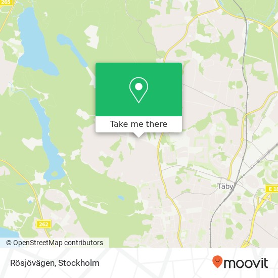 Rösjövägen karta