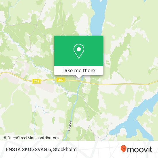 ENSTA SKOGSVÄG 6 karta