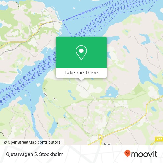 Gjutarvägen 5 karta