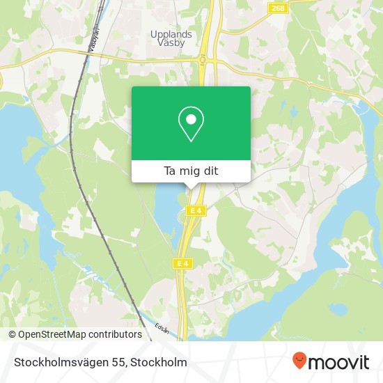 Stockholmsvägen 55 karta