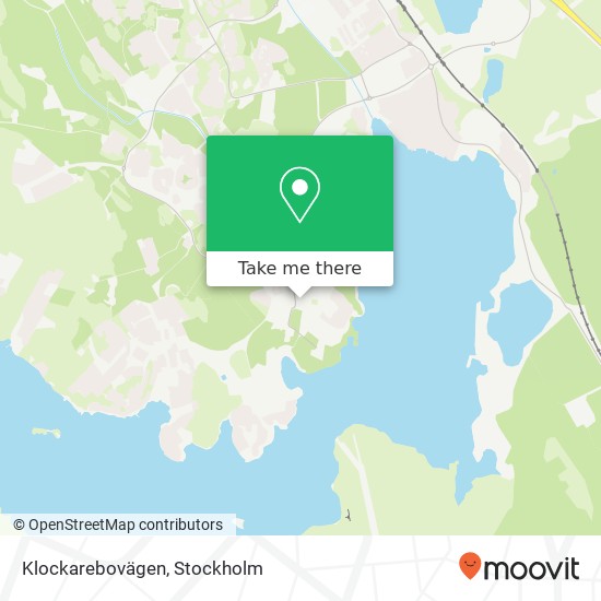 Klockarebovägen karta