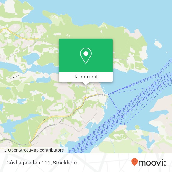 Gåshagaleden 111 karta