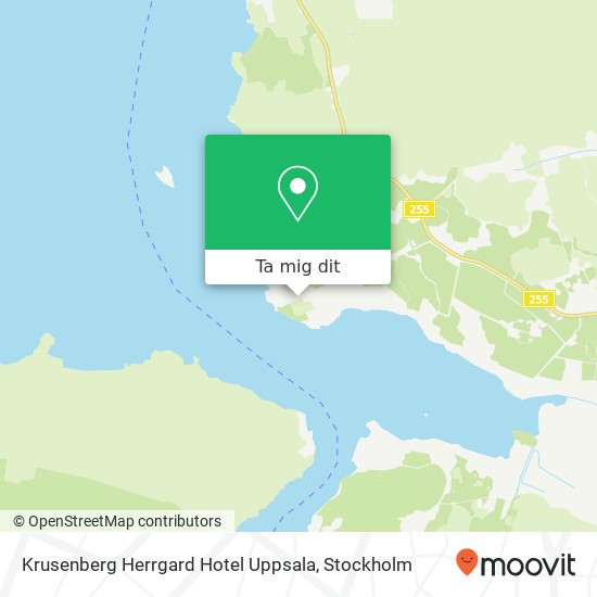 Krusenberg Herrgard Hotel Uppsala karta