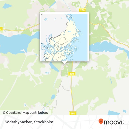 Söderbybacken karta