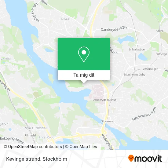 Kevinge strand karta