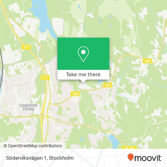 Söderviksvägen 1 karta