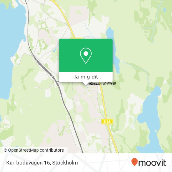 Kärrbodavägen 16 karta