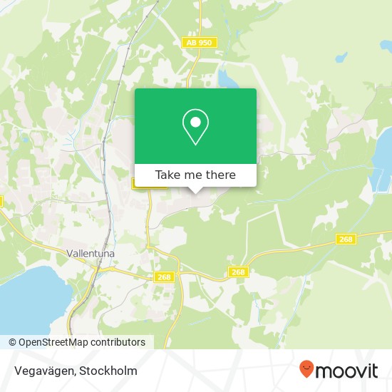 Vegavägen karta