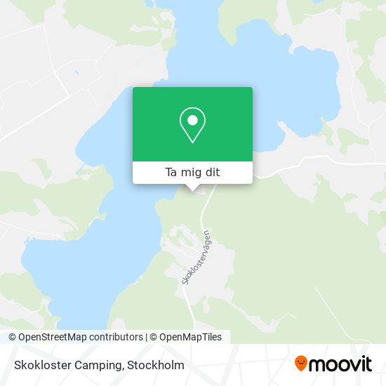 Skokloster Camping karta