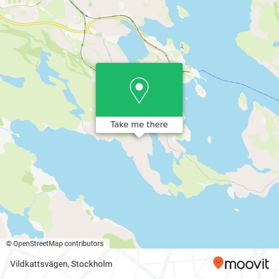 Vildkattsvägen karta