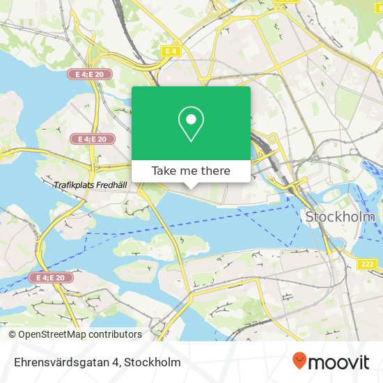 Ehrensvärdsgatan 4 karta