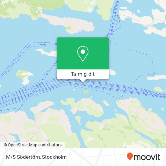 M/S Södertörn karta