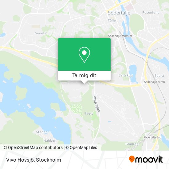 Vivo Hovsjö karta