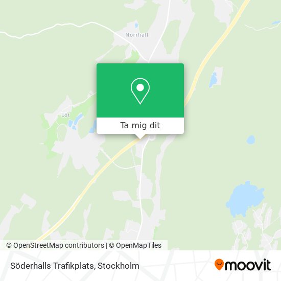 Söderhalls Trafikplats karta