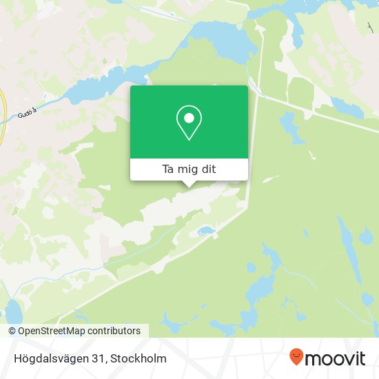 Högdalsvägen 31 karta