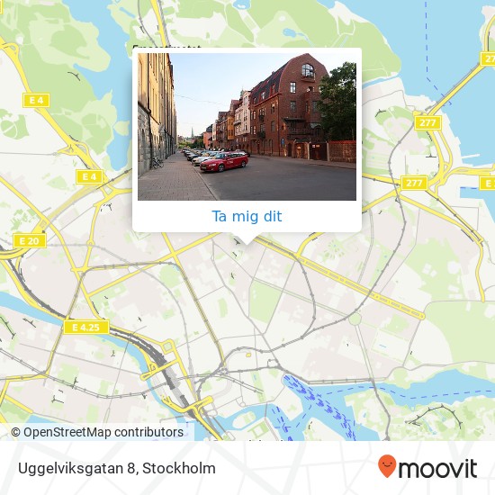 Uggelviksgatan 8 karta