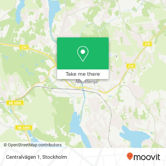 Centralvägen 1 karta