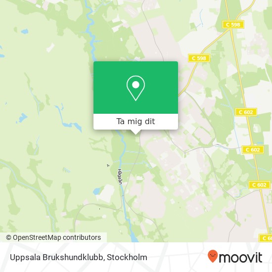Uppsala Brukshundklubb karta