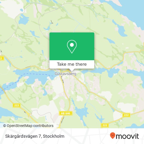 Skärgårdsvägen 7 karta