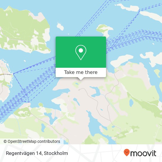 Regentvägen 14 karta