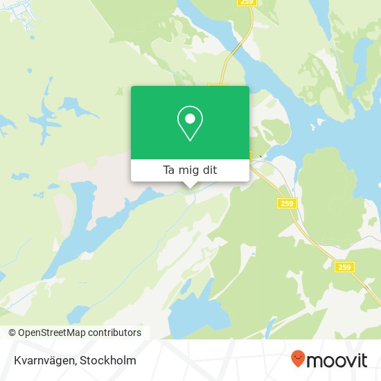 Kvarnvägen karta