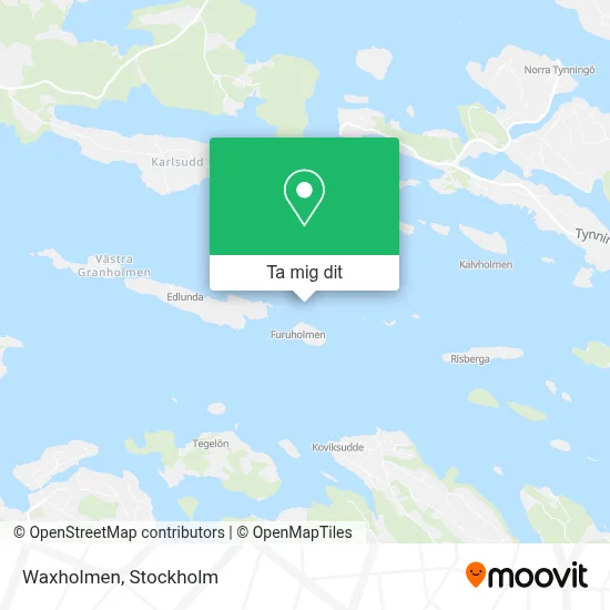 Waxholmen karta